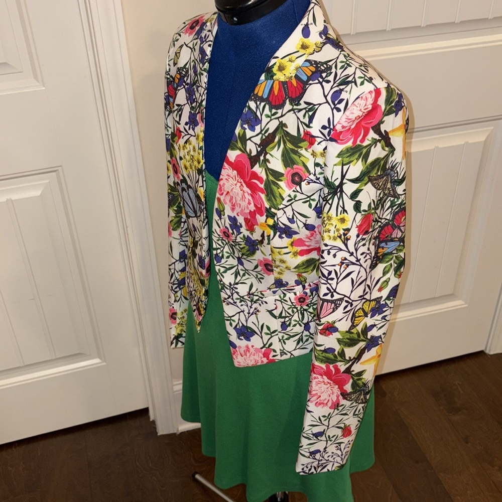 Bundle $75 NWOT 
dress M & blazer S
Spaghetti strap adjustable straps dress